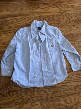 GAP Light Blue Button-Down Shirt with Chest Pocket